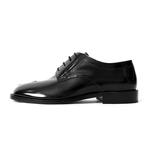 Maison Margiela スクエアダービーシューズ 42 黒 レースアップ 28cm 新品 メゾンマルジェラ エアバッグ レースアップ シューズ